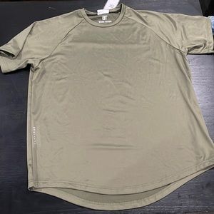 Born Tough Olive Workout Shirt